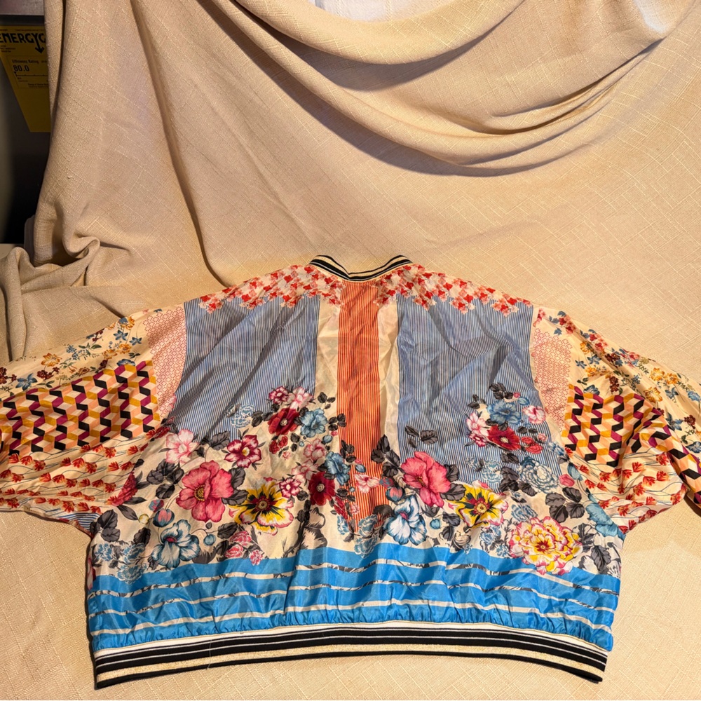 Johnny Was Multicolor Floral
Bomber Jacket - Picture 2 of 5